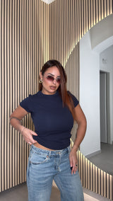 Maglia Crop Basic