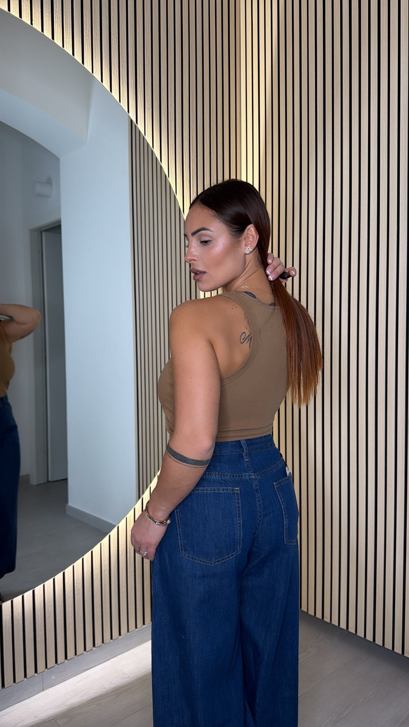 Canotta zip