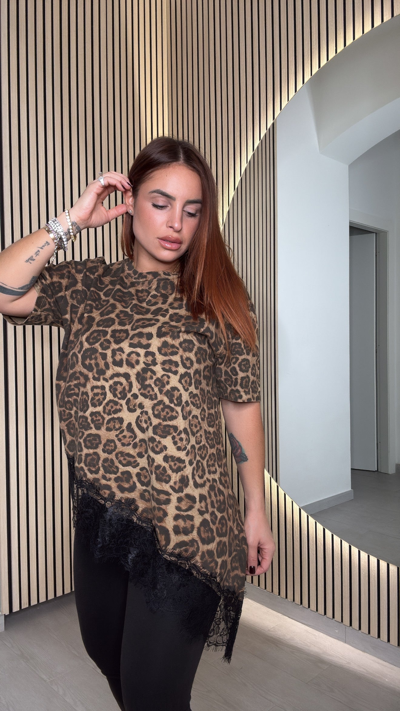 Maglia trasversale pizzo