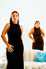 long dress drappeggio